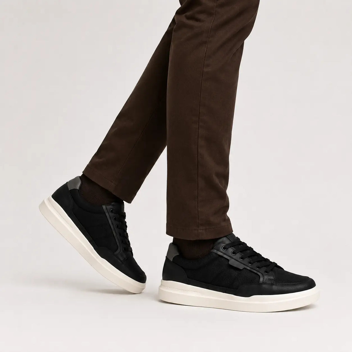 Tenis saul de sintético para hombre - Negro