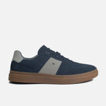 Tenis massimo de cuero para hombre - Azul