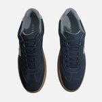 Tenis massimo de cuero para hombre - Azul