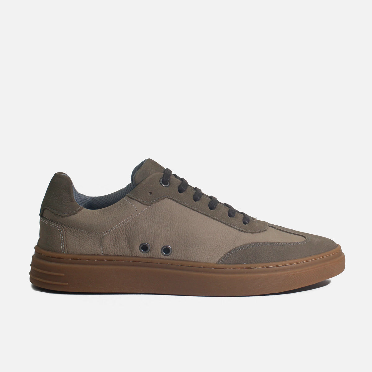 Tenis antonio de cuero para hombre - Verde