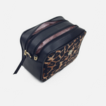 Bolso manos libres kamba de cuero para mujer - Café