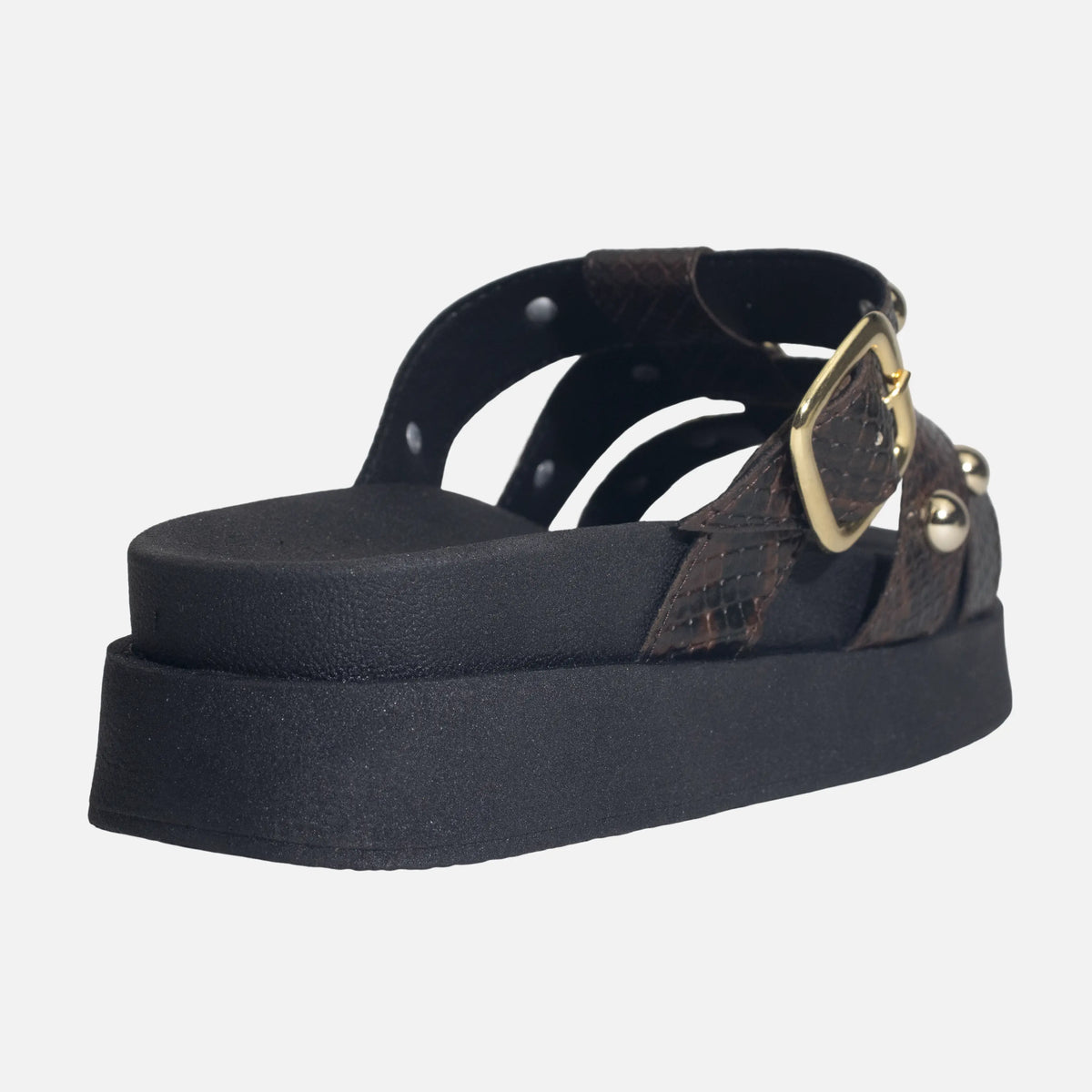 Sandalia chunky kifaru de sintético para mujer - Brandy