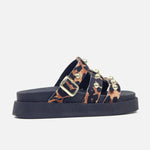 Sandalia chunky kifaru de sintético para mujer - Café