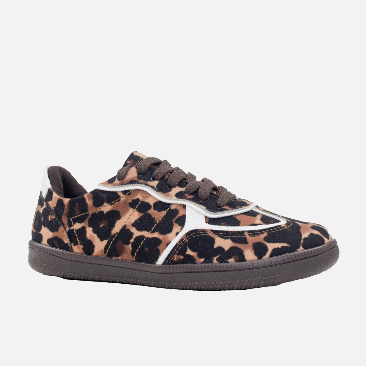 Tenis koba de sintético para mujer - Café