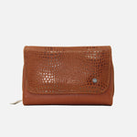 Billetera rosabella de cuero para mujer - Miel