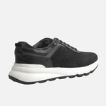 Tenis dave de cuero para hombre - Negro