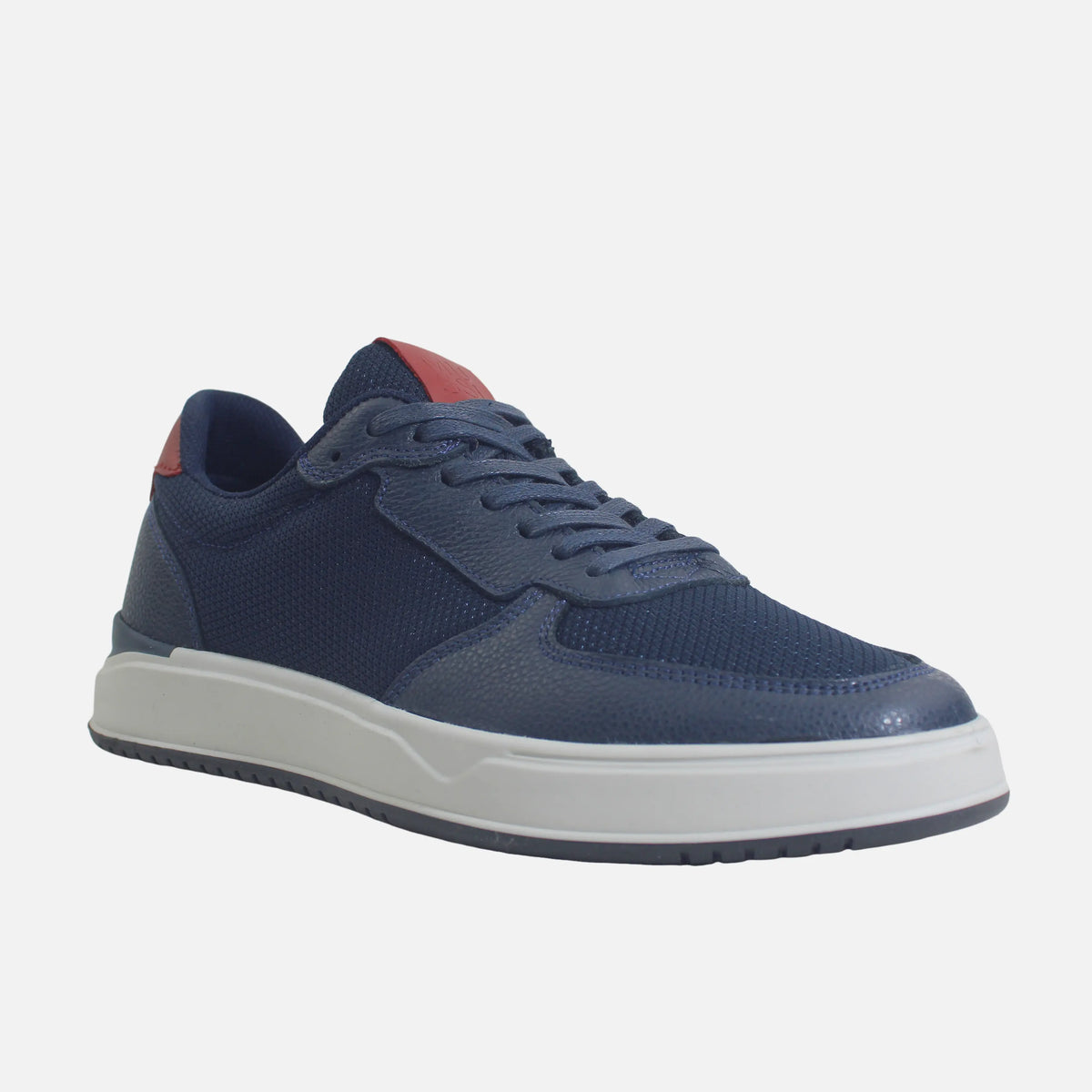 Tenis klarc de sintético para hombre - Negro