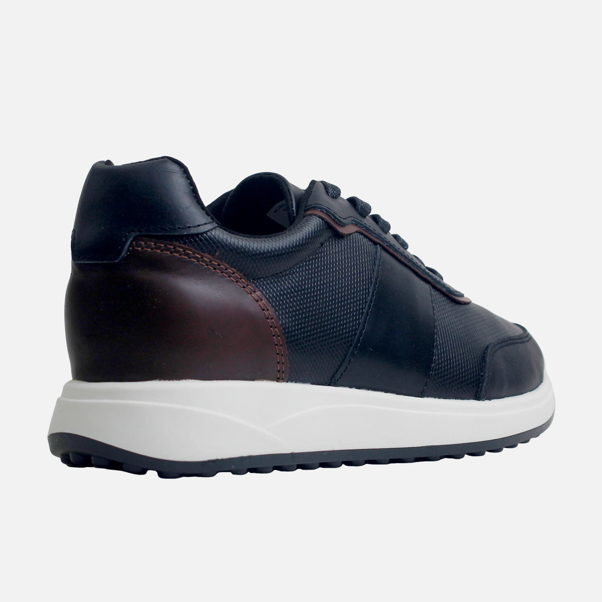 Tenis jake de cuero para hombre - Negro