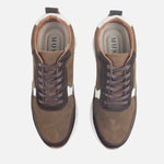 Tenis noa de cuero para hombre - Café