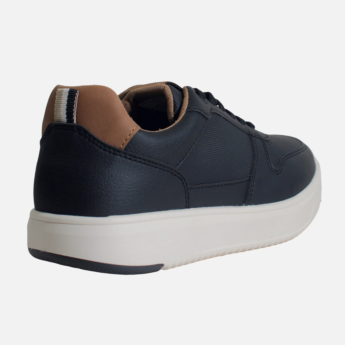 Tenis raffaele de sintético para hombre - Negro