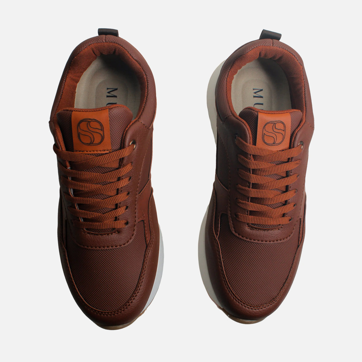 Tenis paulo de sintético para hombre - Miel