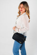 Bolso manos libres pauline de sintético para mujer - Negro